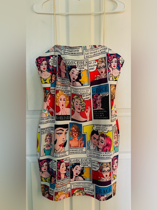 SHEIN Dresses & Skirts - SHEIN Multicolor Comic Print Midi Dress